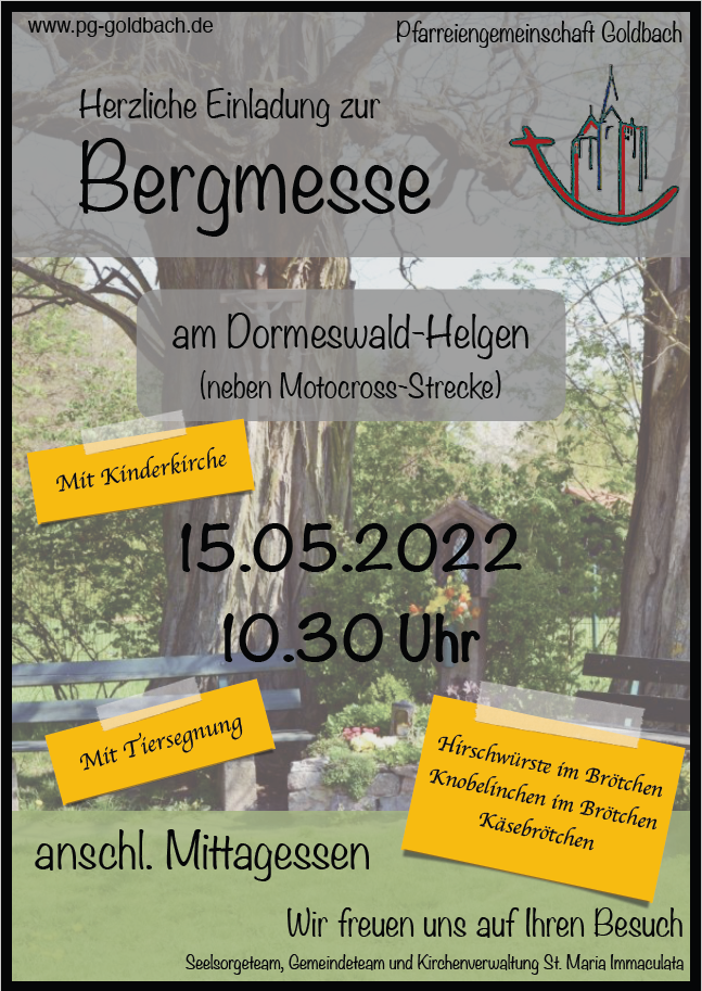 Bergmesse 15.05